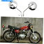 ѡ Honda CL90 CT90 CB100 CL100 CL125 CB125ѥڥ饦ɥߥ顼 Pair Chrome Round Mirrors For Honda CL90 CT90 CB100 CL100 CL125 CB125 Left Right