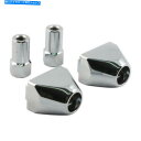 クロームパーツ Achspannerエンドキャップピラミッドクロム用ハーレー - Davidson Big Twin、XL 73-01 Achspanner E...