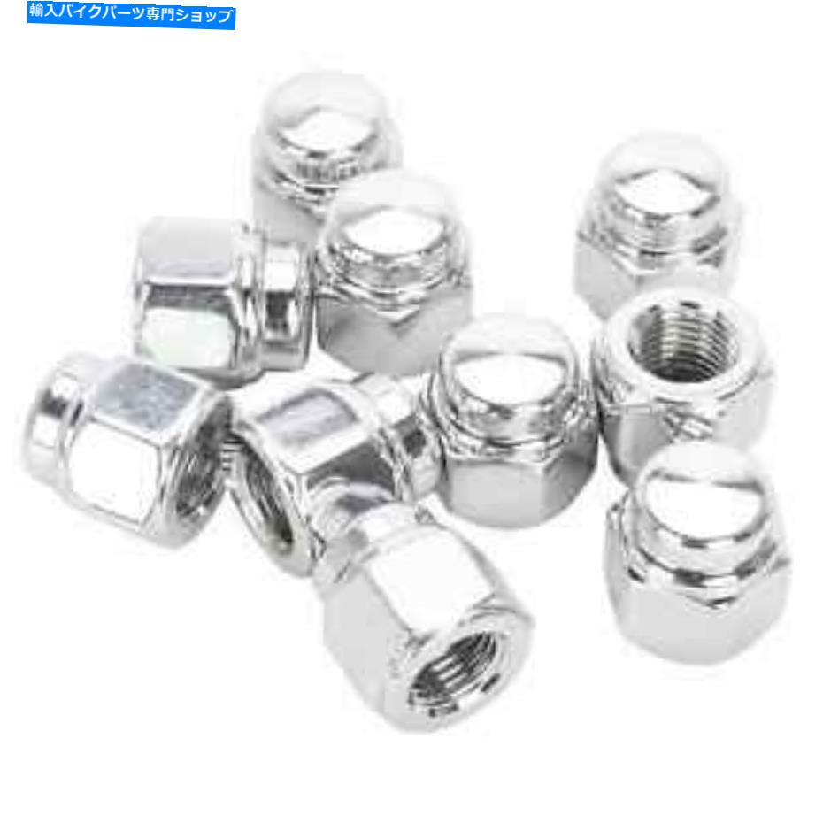 クロームパーツ コロニー＃CN-205 7 / 16-20クロムキャップナット10パック Colony #CN-205 7/16-20 Chrome Cap Nut 10 pack USA made