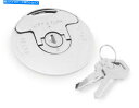 クロームパーツ バイカーの選択ロックフラッシュガスキャップクロム Biker's Choice Locking Flush Gas Cap Chrome