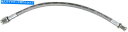 クロームパーツ グッドリッジクリアコートユニバーサルブレーキホースクロムエンド19 "#80319 Goodridge Clear-Coat Universal Brake Hoses with Chrome Ends 19" #80319