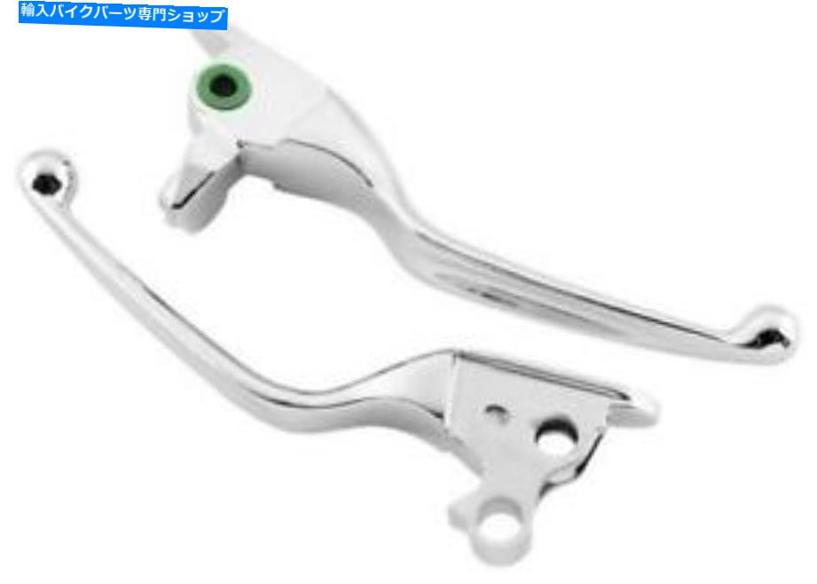 クロームパーツ バイカーの選択レバーセットクロム＃053610ハーレーダビッドソン Biker's Choice Lever Set Chrome #053610 Harley Davidson