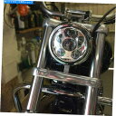 クロームパーツ ヤマハV-STAR XVS 650 950 1100のLEDヘッドライトシールヘッドランプをLED 5-3 / 4