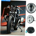 クロームパーツ 5.75 5 3/4 LEDヘッドライトシールクロームプロジェクターDRL用Dyna Sportster 5.75 5 3/4 LED Head...