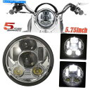 クロームパーツ Harley Sportster 1200 883 48のためのLEDオートバイのヘッドライトのChrome 5.75