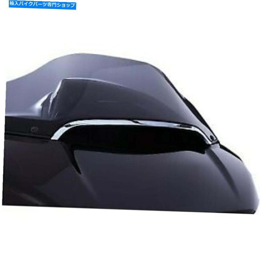 クロームパーツ CiRO 11052クロームセンターロードグライド15-20のためのフロントガラスのトリム Ciro 11052 Chrome Center Windshield Trim for Road Glide 15-20