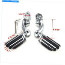 クロームパーツ Harley Davidson Street Glide Ultra Limited Aのためのクロム高速道路足のペグ1-1 / 4 " Chrome Highway Foot Pegs 1-1/4" For Harley Davidson Street Glide Ultra Limited A