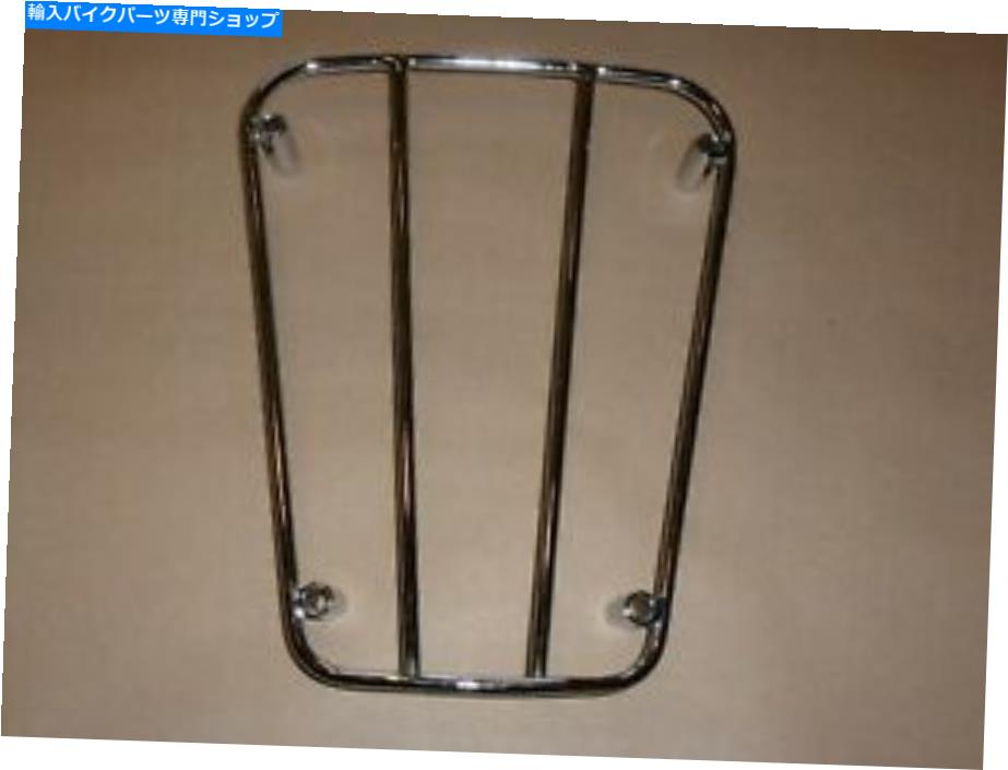 クロームパーツ Triumphプリユニット500 650クロムガスタンク小包グリッドラックF3917 82-3917 Triumph Pre-Unit 500 650 Chrome Gas Tank PARCEL GRID RACK F3917 82-3917