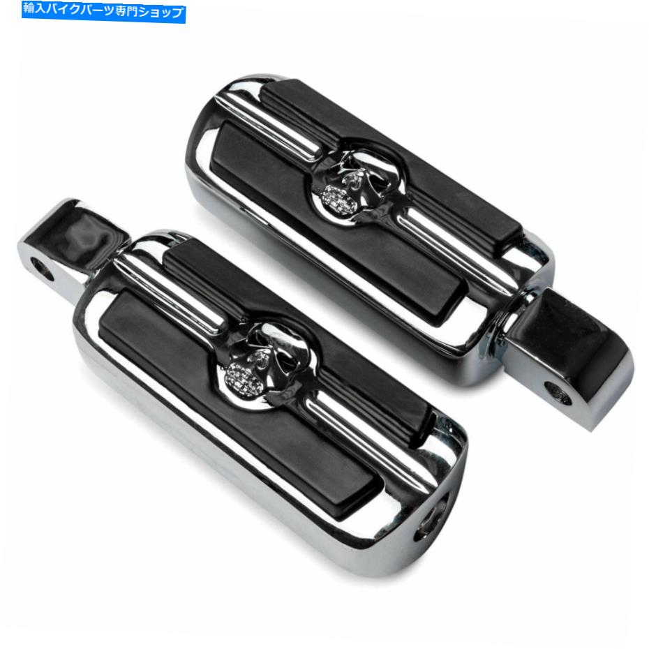 ѡ Honda Valkyrie2ܥॹեåȥڥLR - 1997-2004ʸΤߡ 2x Chrome Skull Foot Pegs L&R For Honda Valkyrie - 1997-2004 (Rear Only)