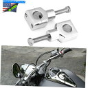 クロームパーツ Harley Road King Classic Dyna Road Glide用クローム1 "ハンドルバーライザークランプ Chrome 1" Handlebar Risers Clamp for Harley Road King Classic Dyna Road Glide