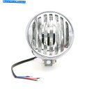 クロームパーツ オートバイクロームグリルボトムマウントヘッドライトランプクルーザーチョッパーツーリングATV Motorcycle Chrome Grill Bottom Mount Headlight Lamp Cruiser Chopper Touring ATV