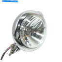 クロームパーツ チョッパーのための7インチクロムヘッドライト英国とカフェのレーサーのオートバイ 7 inch Chrome Headlight for Chop...