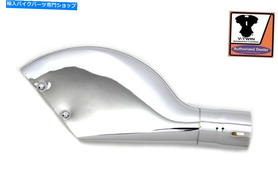 クロームパーツ BaTique排気管エンドナックルパンシャベルヘッドドレッサー1-7 / 8 "排気パイプ Batique Exhaust Pipe End Knuckle Pan Shovelhead Dresser 1-7/8" Exhaust Pipes