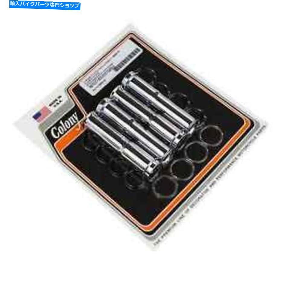 ѡ ˡ9202-12ץååɥСϡ졼ӥåĥ󥨥84-UP XL 86-90ꥫ Colony #9202-12 Pushrod Covers Chrome Harley Big Twin Evo 84-up XL 86-90 USA