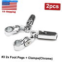 クロームパーツ Harley-Davidson用クローム1.25 "オートバイ高速道路エンジンガードフットペグマウント Chrome 1.25" Motorcycle Highway Engine Guard Foot Pegs Mount For Harley-Davidson