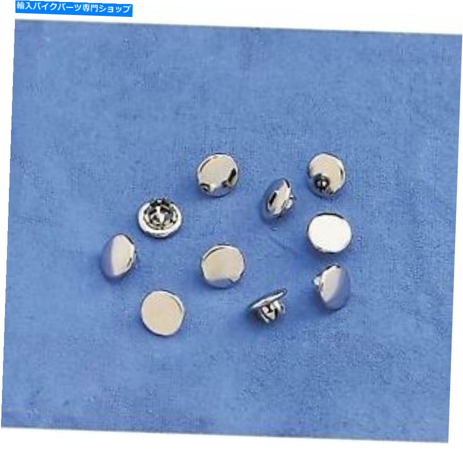 クロームパーツ アレンヘッドボルトDS-19992用クロームスチールエンドプラグドラッグ Drag Specialties Chrome Steel End Plugs for Allen-Head Bolt DS-190992