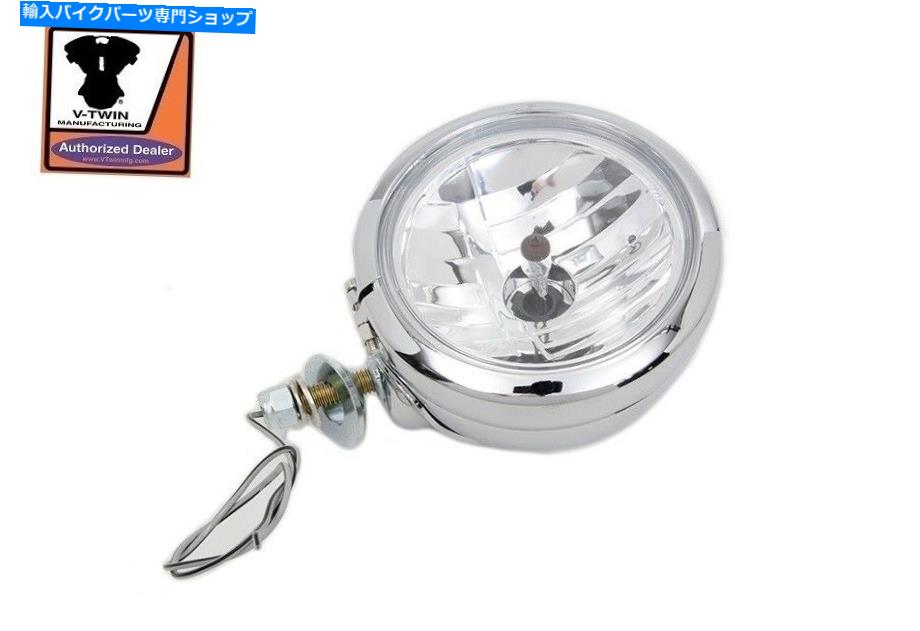 クロームパーツ スポットランプアセンブリシャベルヘッドソフトドレッサーツーリングFLST FLT FLクロム Spotlamp Assembly Shovelhead Softail Dresser Touring FLST FLT FL Chrome