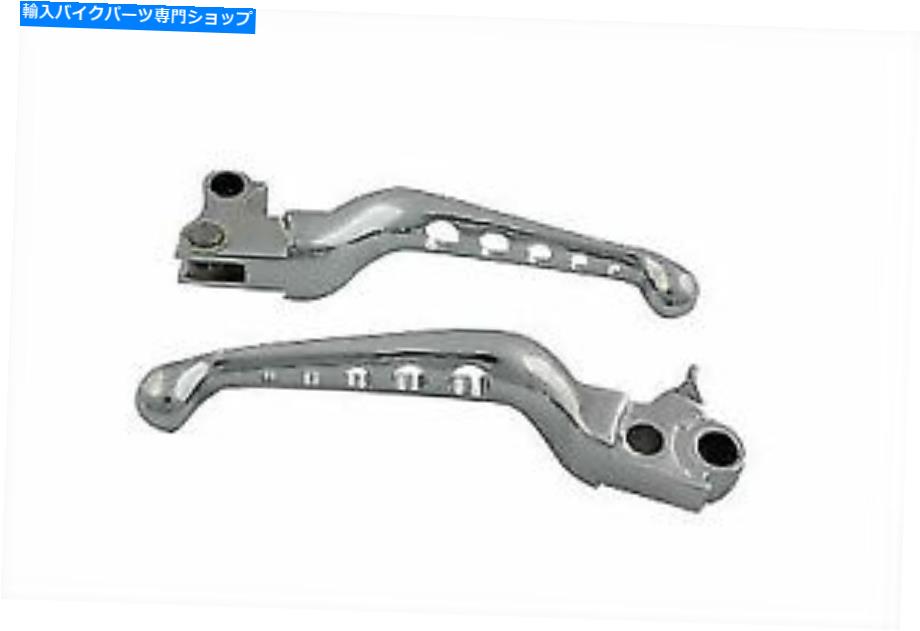 クロームパーツ ノリルバンダム★モットvビデイン - オリジナルのタイトルを表示する ハーレーダビッドソン用クロームドリルハンドレバーセット Vツイン- show original title
