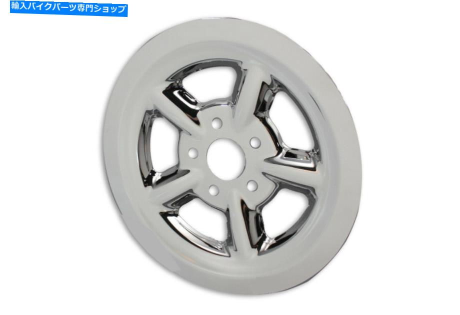 クロームパーツ リアプーリーカバー68歯クロームフィットハーレー - デビッドソン Rear Pulley Cover 68 Tooth Chrome fits Harley-Davidson