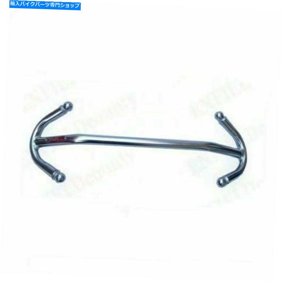 クロームパーツ ロイヤルエンフィールドのための固体重いアンカースタイルのフロントクロームレッグガードクラッシュバー Solid Heavy Anchor Style Front Chrome Leg Guard Crash Bar For Royal Enfield