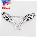 クロームパーツ Honda Shadow VT Aero Spirit VLX 600 750 1100のためのChrome Flameオートバイのミラー Chrome Flame Motorcycle Mirrors for Honda Shadow VT Aero Spirit VLX 600 750 1100