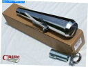 クロームパーツ ユニバーサルクロームレーシングメガホンサイレンサーエンドCAN. Universal Chrome Racing Megaphone Silen...