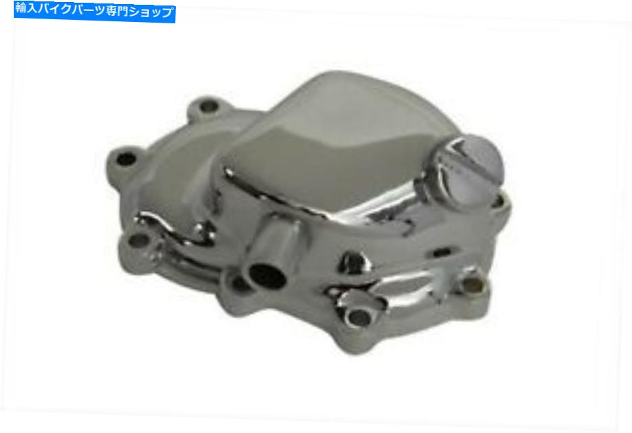 クロームパーツ Harley Shovelheadの電気スタート用クロム伝送エンドカバー Chrome Transmission End Cover for Electric Start for Harley Shovelhead