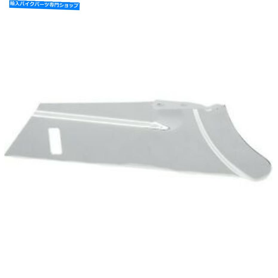 クロームパーツ ハーレーツーリング97-08のためのクロムローリーベルトガードカバー Chrome Lower Belt Guard Cover for Harley Touring 97-08