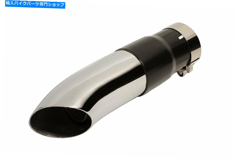 クロームパーツ 64mm放射サイクルSHORTY GP排気ユニバーサルスリップトンマフラーパイプ2.52 