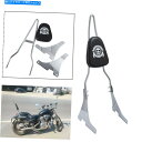 クロームパーツ Harley Sportster 883 XL883C XL883L XL883C用クロムSissy Barバックレストクッションクッションクッション Chrome Sissy Bar Backrest Cushion Fit for Harley Sportster 883 XL883C XL883L US