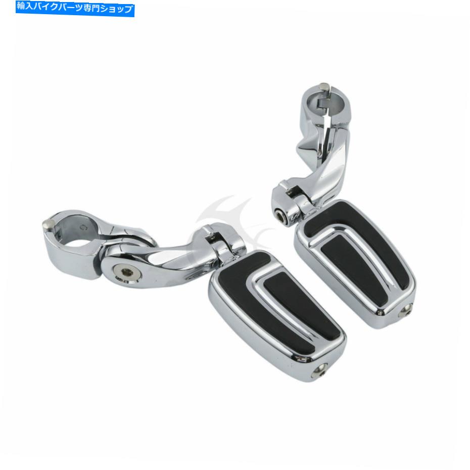 ѡ ϡ졼ġTCMTΤΥեեåȥڥϥС­PEG硼ȥ󥰥ޥ Airflow Footpeg Highway Bar Foot Peg Short Angled Mount For Harley Touring TCMT