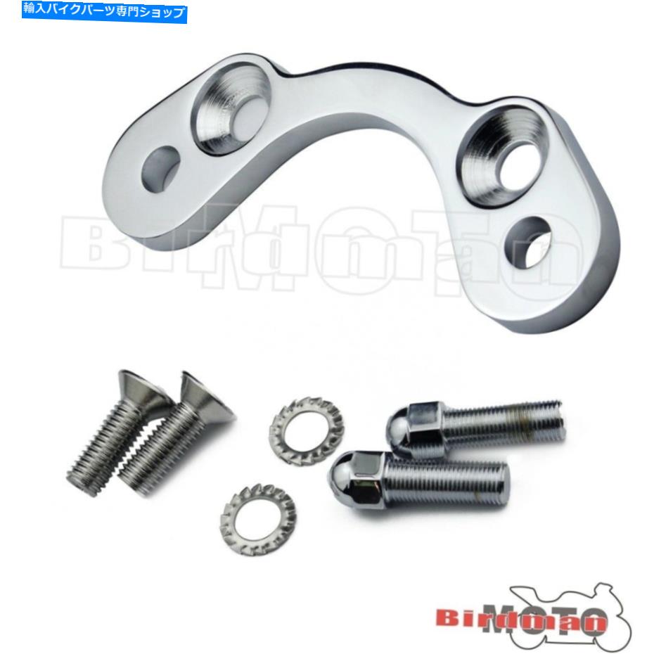 クロームパーツ Springerハンドルバーツリーアダプタトップクランプフィットボバーチョッパー3.5 