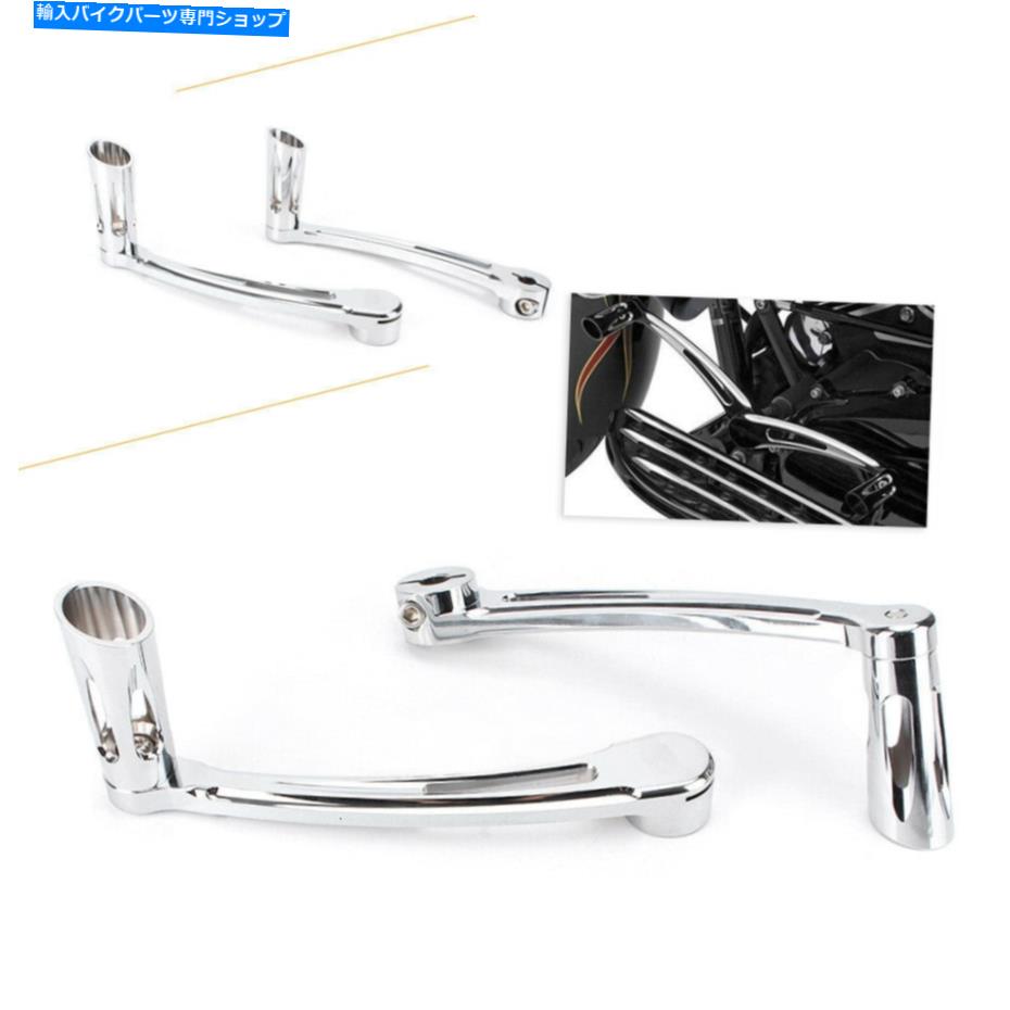 クロームパーツ 2ピースのヒールトウシフトレバーシフターペグ1997-2016アルミニウム 2pcs Heel Toe Shift Lever Shifter Pegs For Harley Touring 1997-2016 Aluminum