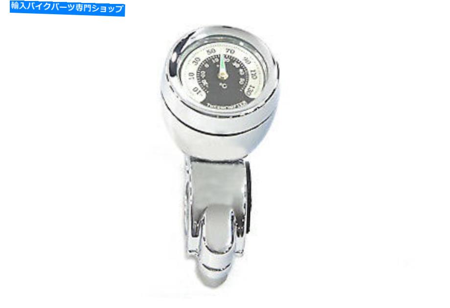 クロームパーツ Mount Chromeを使用した温度ゲージ Harley-Davidsonオートバイモデル Temperature Gauge with Mount Chrome,fits Harley-Davidson motorcycle models