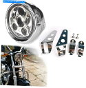 クロームパーツ 5.75鈴木侵入者ヴォルジアVS VL 700 800 1400 1500 Boulevard 5.75 LED Headlight For S...