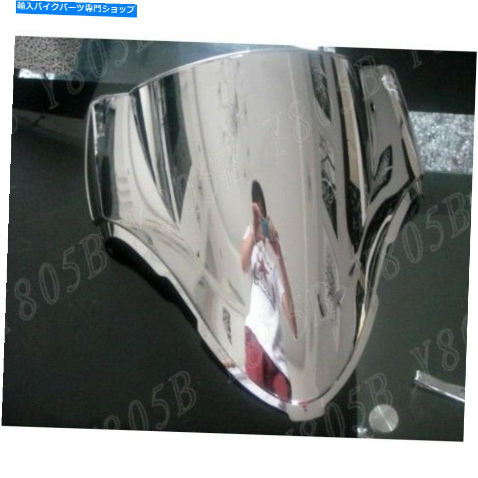 クロームパーツ 鈴木神屋大GSXR 1300 GSXR1300 97-07 Chrome Silver Windshield Windscreen for Suzuki HAYABUSA GSXR 1300 GSXR1300 97-07 Chrome Silver