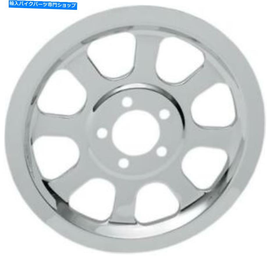 クロームパーツ DSクロームアウターリアプーリーインサート70Tハーレーダビッドソン142810 DS Chrome Outer Rear Pulley Insert 70T Harley Davidson 142810