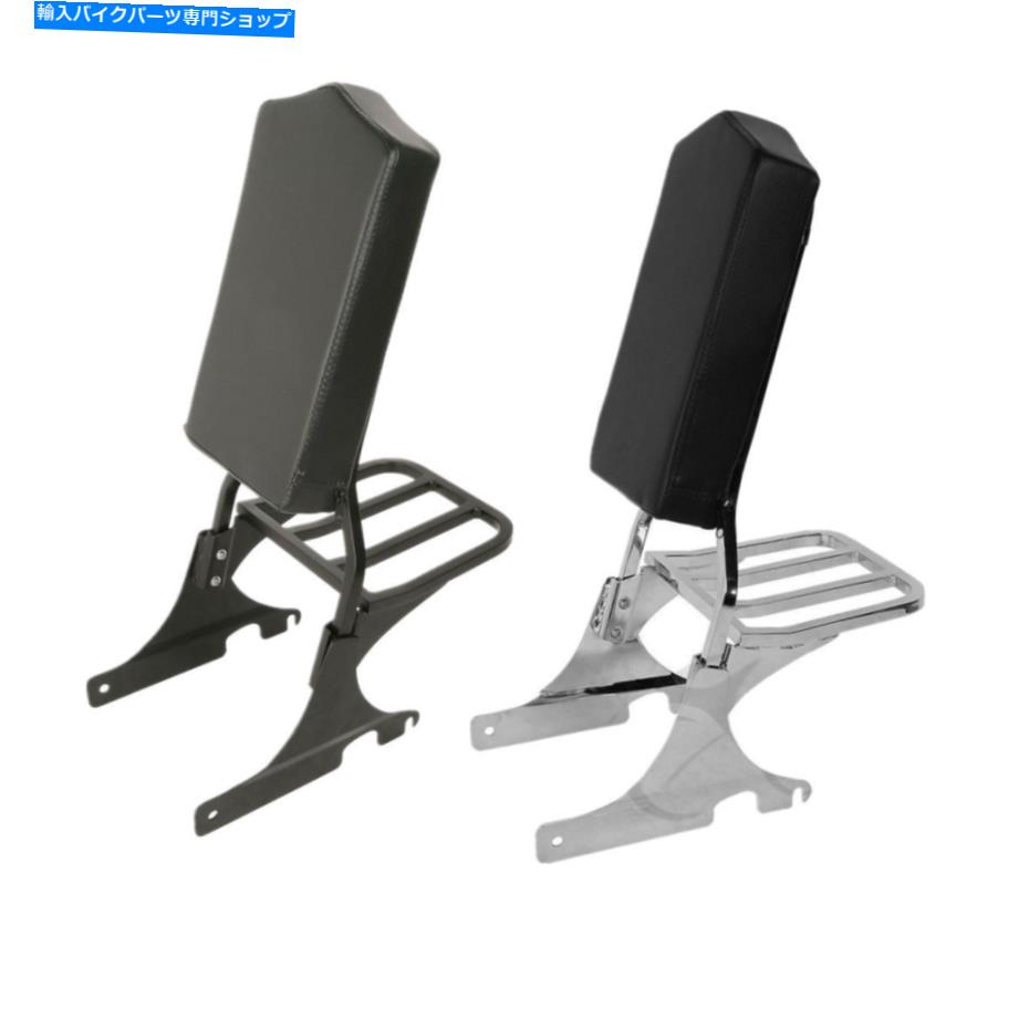 クロームパーツ ハーレースプリンガーソフトカスタム84-99 98のための黒/クロムシスバーバーラゲッジラ..