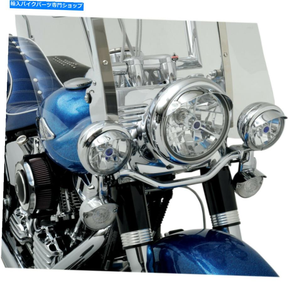 クロームパーツ バイザー平野クロームピークオートバイヘッドライト7 