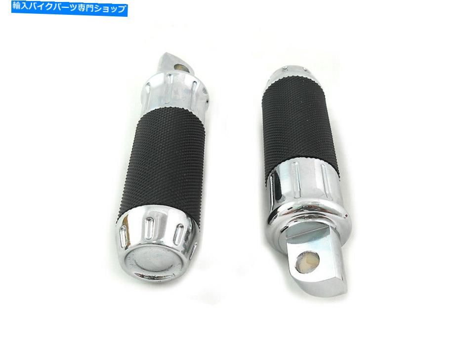 クロームパーツ Chrome Plain Style Footpeg Set Harley-Davidsonにフィット Chrome Plain Style Footpeg Set fits Harley-Davidson