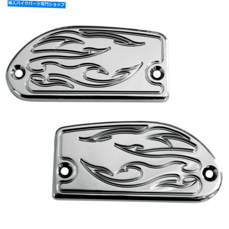 クロームパーツ ヤマハのバロンクロムフレームマスターシリンダーカバーBA-7629-03 Baron Chrome Flame Master Cylinder Cover for Yamaha | BA-7629-03