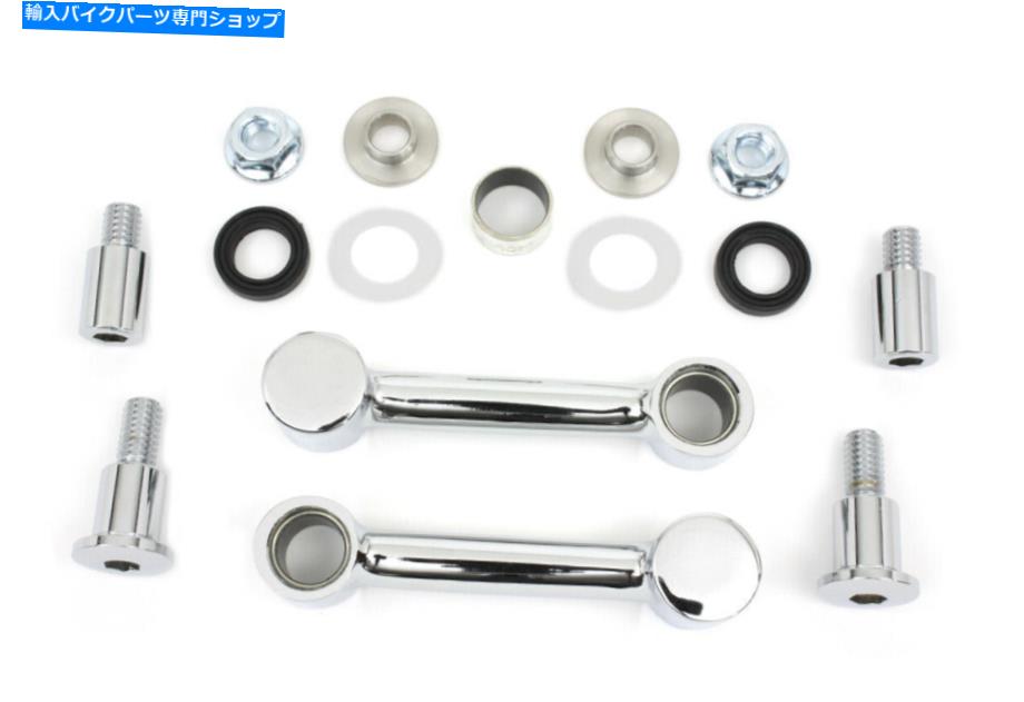 クロームパーツ ロングトンズコロージドコントランスメーカムシュメンションメンズシューズ - オリジナルのタイトルを表示 フロントフェンダー クロームマウントキッ...