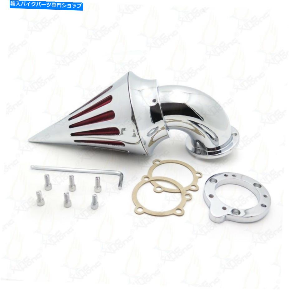 クロームパーツ ハーリーS＆SシャトラCV EVO XLスポーツスターコロープ用スケホチアクリーズ - オリジナルのタイトルを表示 Harley S & SカスタムCv Evo XLスポーツスタークローム用スパイクエアクリーナー- show original title