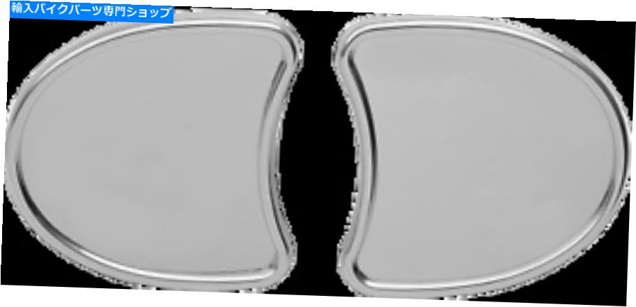 クロームパーツ ドラッグスペシャリークロームフロントフェアリングミラーセット14-17ハーレーダビッドソンツーリング Drag Specialties Chrome Front Fairing Mirror Set 14-17 Harley Davidson Touring