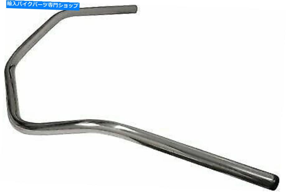 クロームパーツ EMGO 23-12595 7/8 "ビーチハンドルバー4.75"クロームワイドビーチバー Emgo 23-12595 7/8" Beach Handlebars 4.75" Chrome Wide Beach Bar