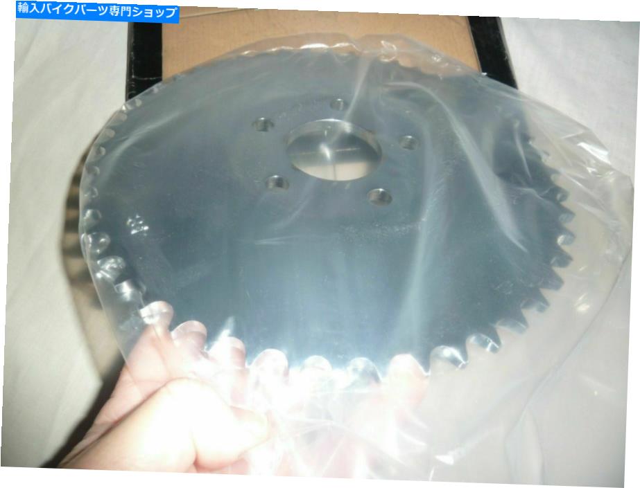 クロームパーツ ハーレーダビッドソンシャベルヘッドビッグツインソリッドクローム48歯皿の後部スプロケット＃ Harley Davidson Shovelhead BIG TWIN Solid Chrome 48 Tooth Dished Rear Sprocket #