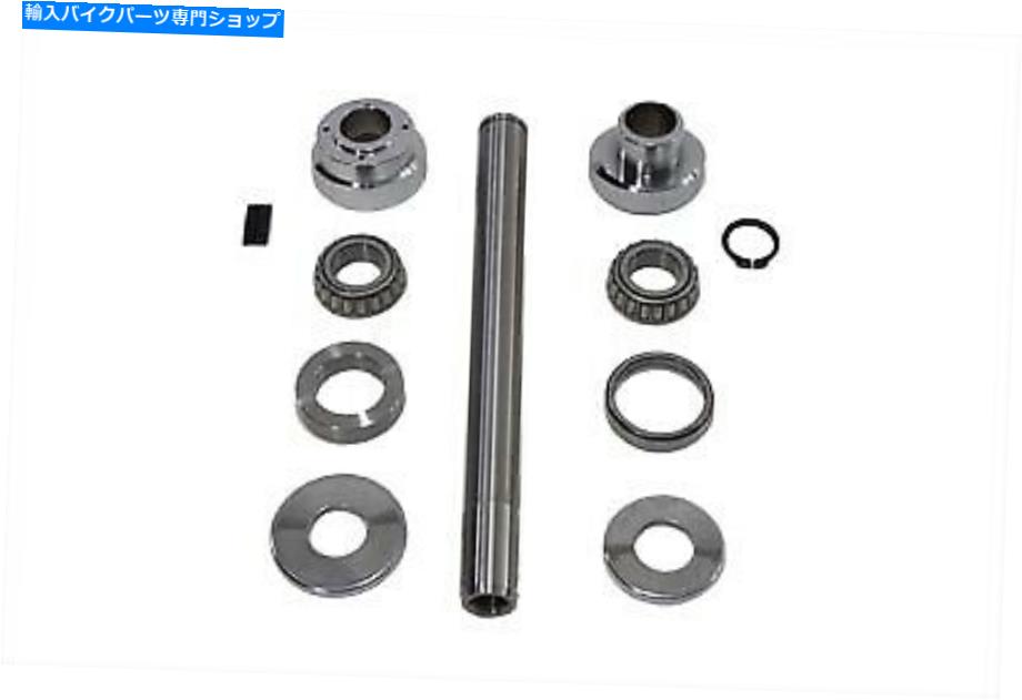 クロームパーツ 3？レースフォークネックカップキットクロームフィットハーレー - ダビッドソン 3? Raked Fork Neck Cup Kit Chrome fits Harley-Davidson