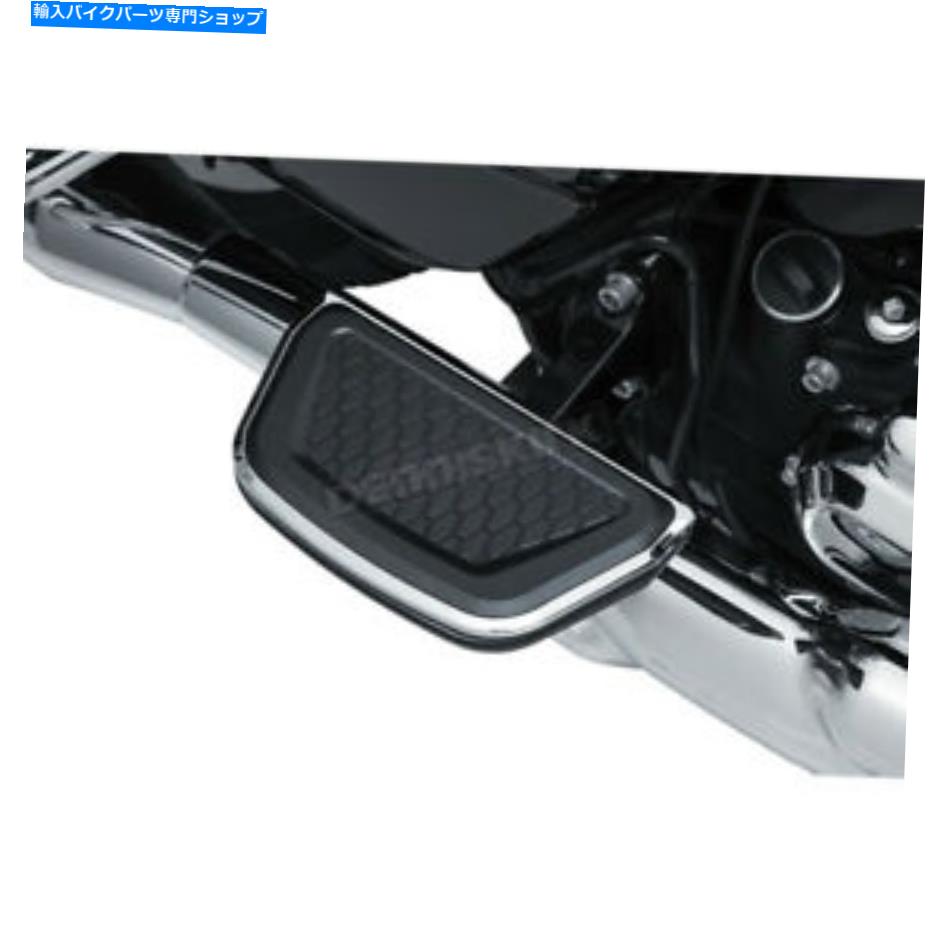 クロームパーツ クライャキンクロームヘクス客室ボード - 5902 Kuryakyn Chrome Hex Passenger Floorboards - 5902