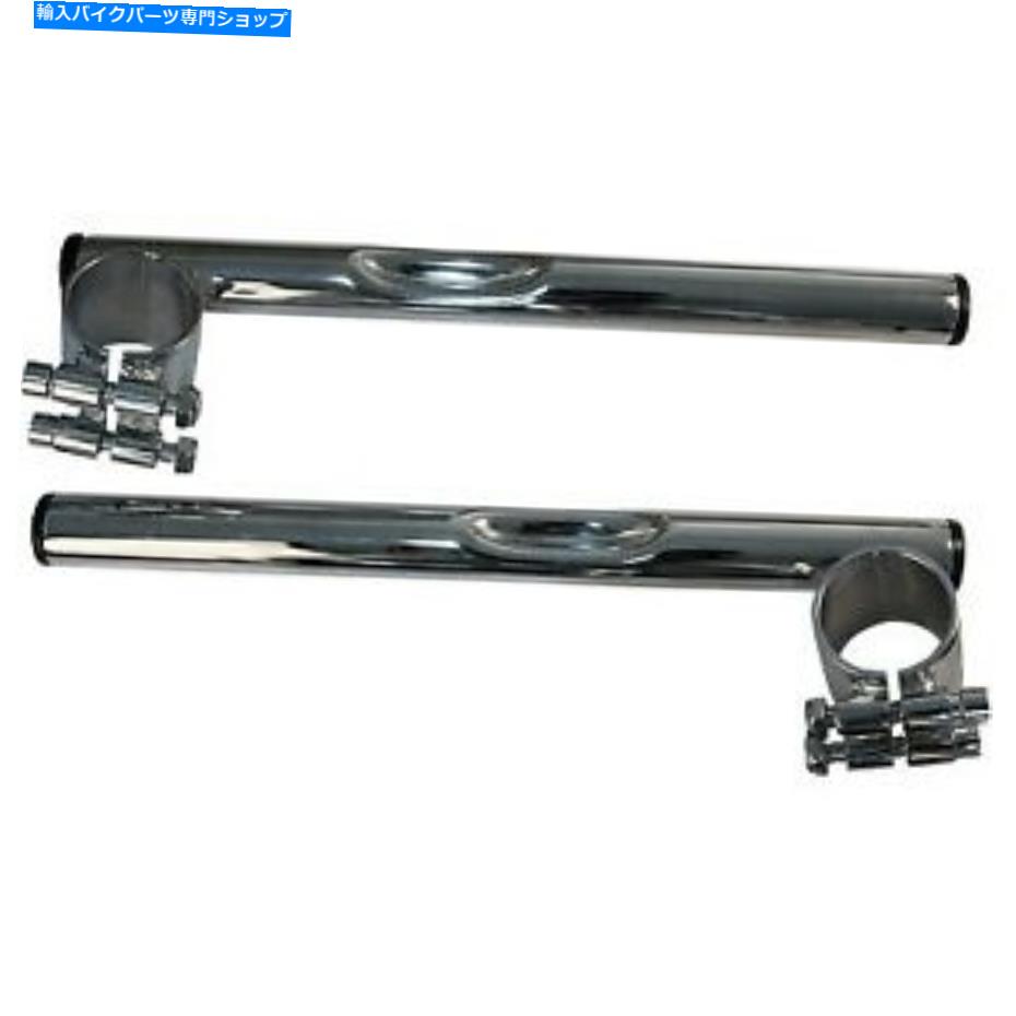 クロームパーツ EMGO - 07-93137 - 1in。クリップオンハンドルバー、39mm - クロム Emgo - 07-93137 - 1in. Clip-On Handlebar, 39mm - Chrome