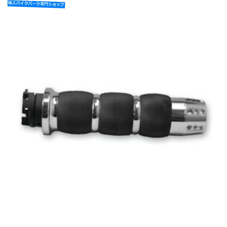 クロームパーツ Avon Grips - In-S-AIR-90C-GA - エアクッションガトリングリップ、クロム Avon Grips - IN-S-AIR-90C-GA - Air Cushioned Gatlin Grips, Chrome